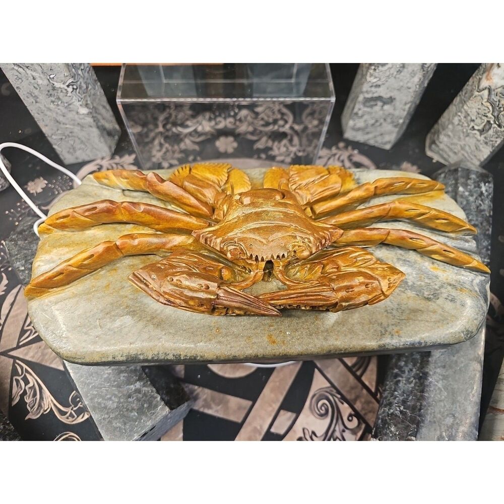 Mao Gong Shi Crab Skull - 7.9LB Hand-Carved Specimen | CrystalCloud Company - Cr